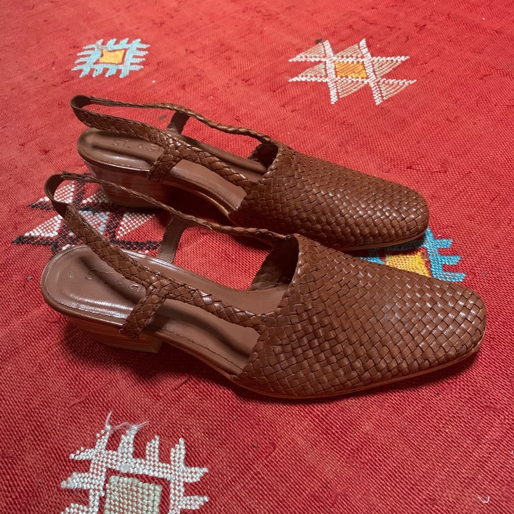 *Never Worn* St. Agni Vivi Woven Slingback